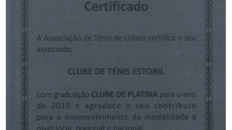 Certificado Platina