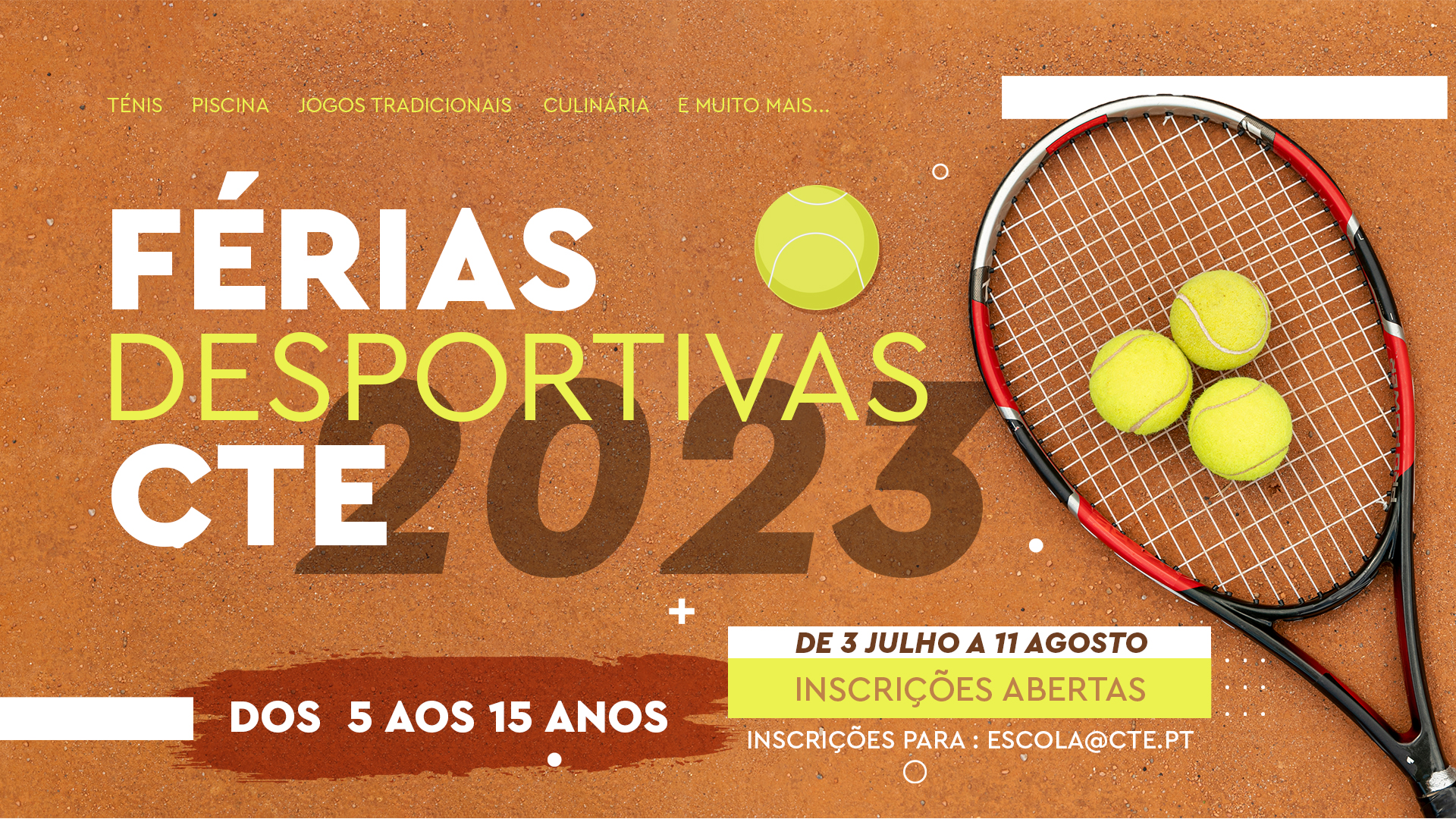 Férias desportivas 2023 – CTE